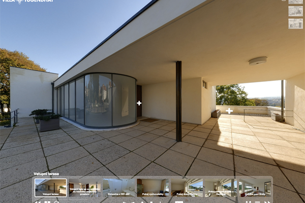 Virtuální prohlídka vily Tugendhat