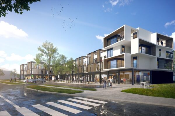 Lario. Nové centrum Dolních Měcholup s náměstím