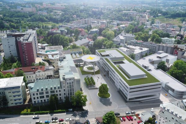 Stavba Centra urgentní medicíny v Liberci začíná demolicí