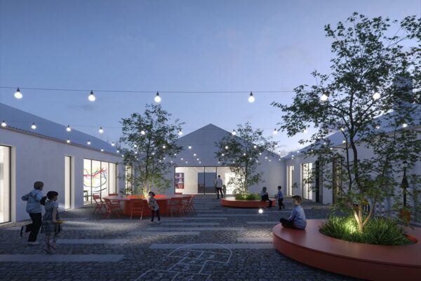 Nová dětská léčebna se speleoterapií v Ostrově u Macochy