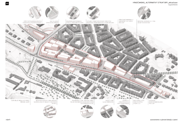 Nová zástavba na Hradčanské