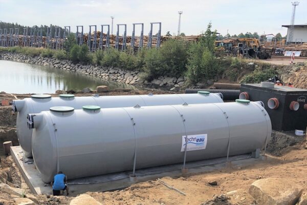 Čištění dešťových vod od ropných látek v areálu Pfeifer Holz