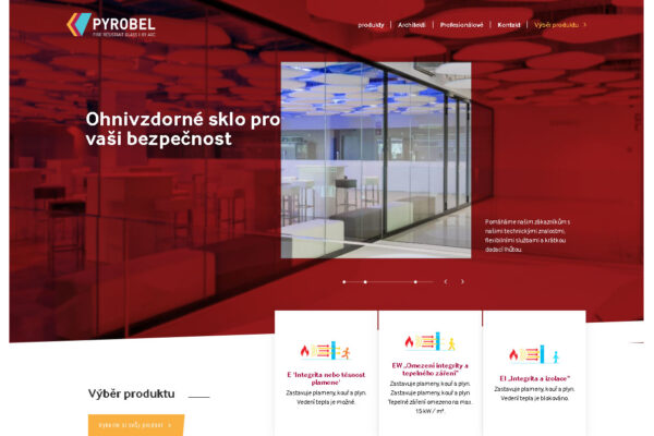 Společnost AGC představuje nový web pro svou protipožární škálu Pyrobel