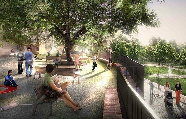 Rekonstrukce Severních teras a Žižkových sadů v Hradci Králové