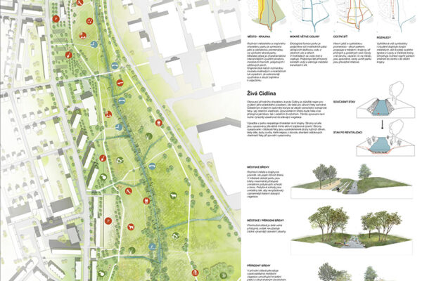 Zónu Cidlina v Jičíně vyprojektuje Rehwaldt Landscape Architects