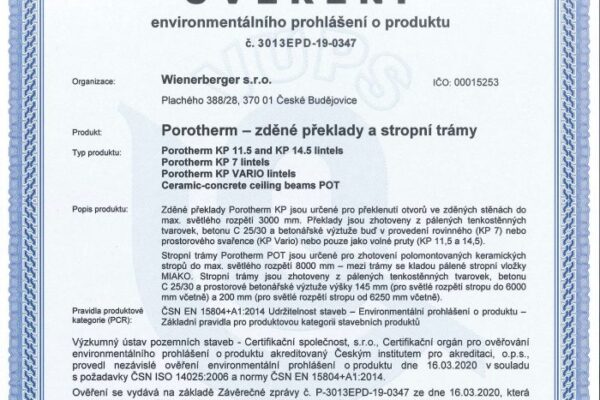 Jsme cihláři a jsme zelení!