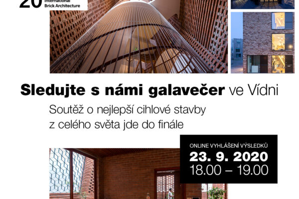 Soutěž o nejlepší cihlové stavby z celého světa jde do finále