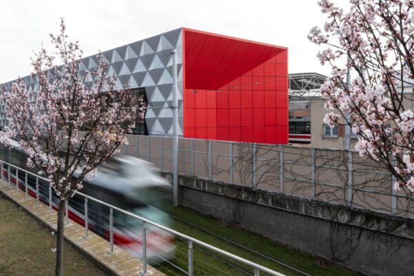 Nová hala u brněnské vozovny