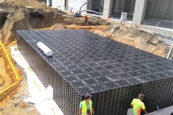 Záchytné a čistící systémy MEA na hasičské zbrojnici