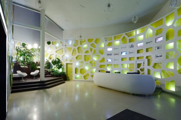 Recepce v Longin Business Center