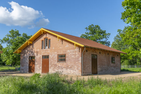 Paddock v Národním hřebčíně Kladruby nad Labem