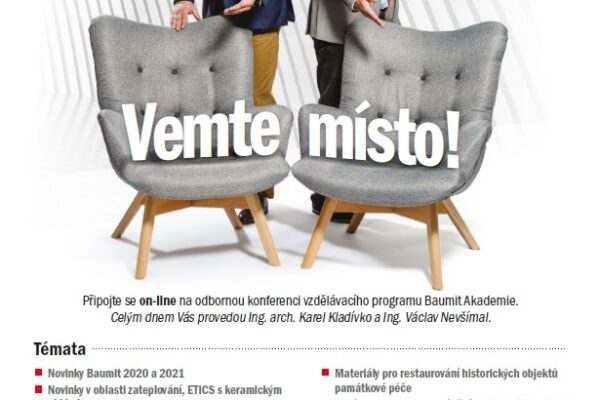 Baumit Akademie 2021 s unikátní formou on-line přenosu