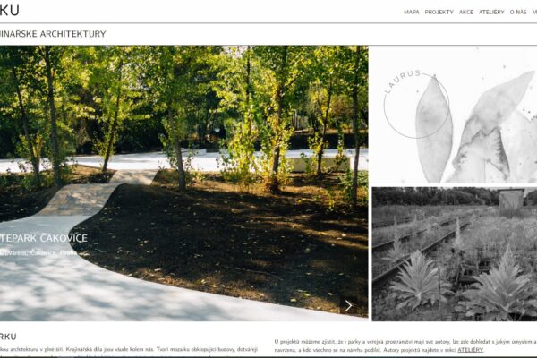 DO PARKU – nový portál o krajinářské architektuře