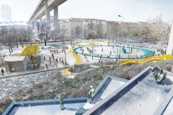 Volnočasový areál v parku Folimanka