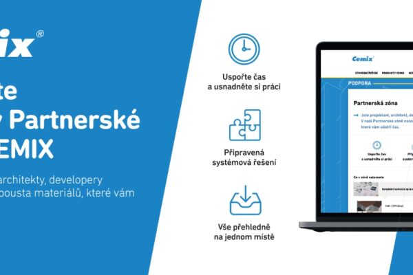 Partnerská zóna Cemix šetří čas