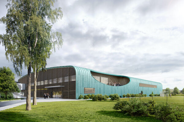 Zimní stadion v Hluboké nad Vltavou