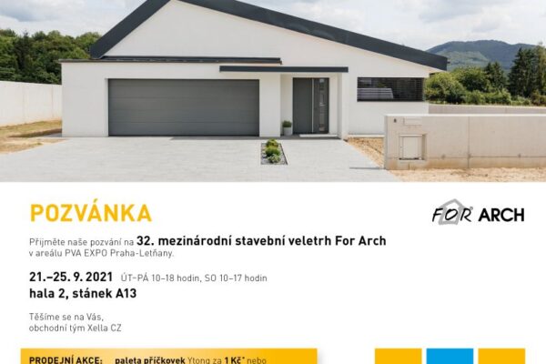 Xella na veletrhu FOR ARCH 2021