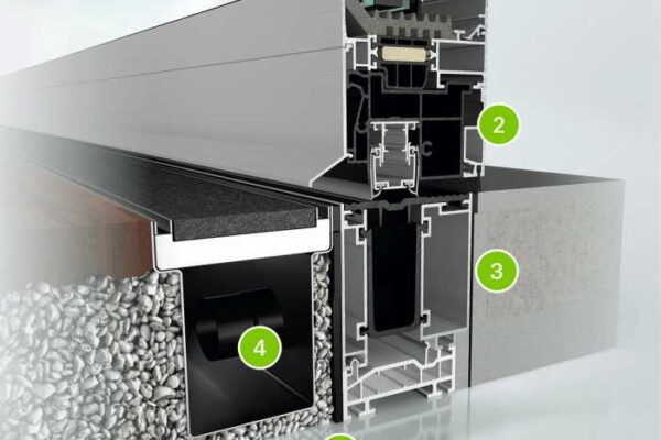 Dvojnásobně bezbariérové dveře Schüco