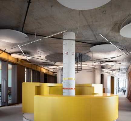 Proměna prostor v budově Drn