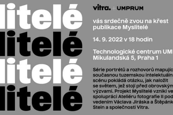 Křest publikace Myslitelé