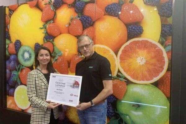 HELUZ IZOS dostal čestné uznání za technologii digitálního potisku skel