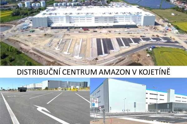 Přes 4000 m odvodňovacích žlabů MEA v logistickém centru Amazon