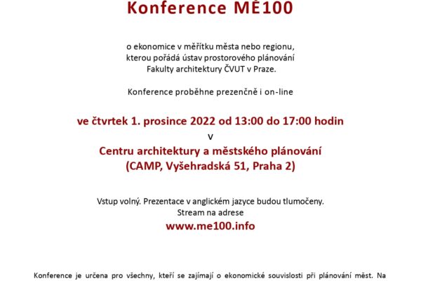 Konference MĚ100 2022