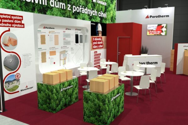 Porotherm a Tondach představí 3D model zdiva a fotovoltaické moduly