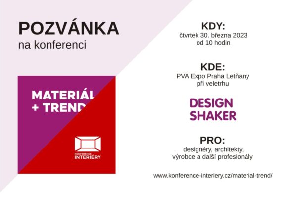 Konference Materiál + Trend