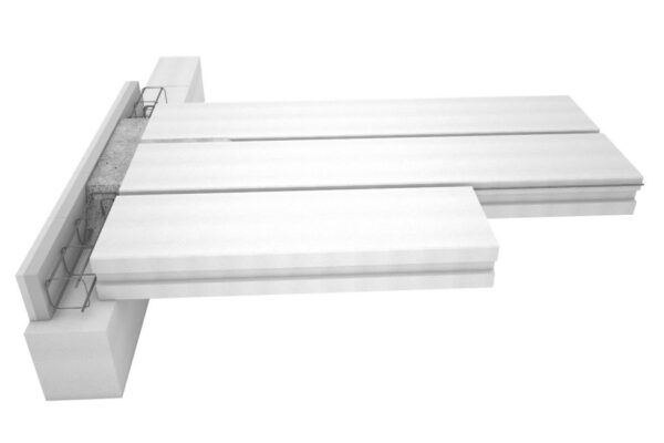 Porobetonové stropní a střešní panely Ytong jsou po uložení okamžitě nosné