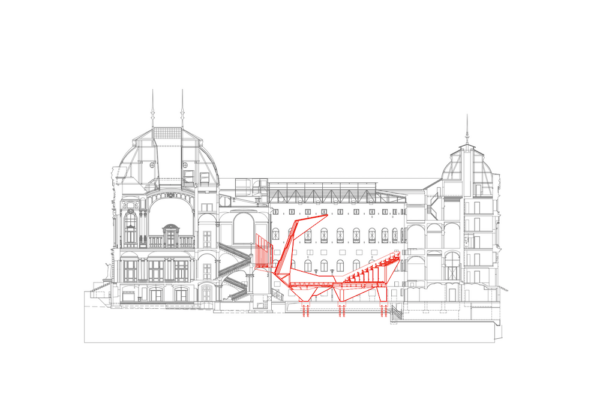 Nový multifunkční sál od architekta Petra Hájka oživí Císařské lázně v Karlových Varech