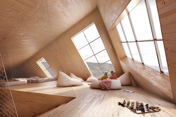 Sjezdovka končící v oceánu. V Kanadě vzniká nový celoroční rekreační areál podle návrhu studia A8000