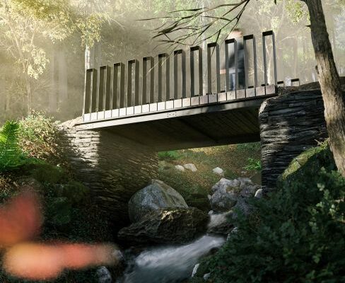 Krkonoše budou mít nové lávky, postavili je studenti a studentky architektury.