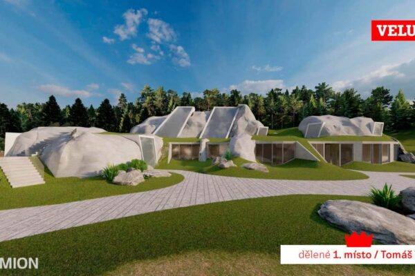 Vítězem středoškolské soutěže je rodinný dům PEPA, který zapadne do každé vesnice