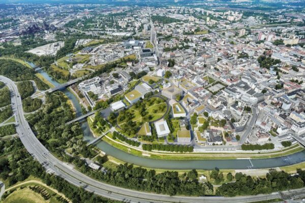 Černá louka se stane zeleným srdcem města