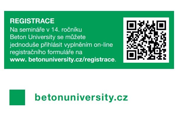 Beton university – pozvánka na říjnové semináře