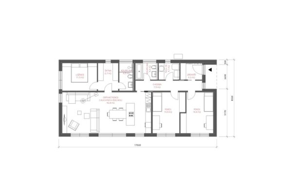 Typová dřevostavba