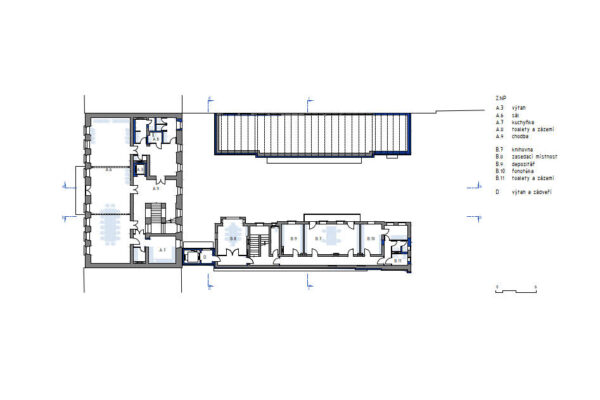 Rekonstrukce domu Chopin v Mariánských Lázních