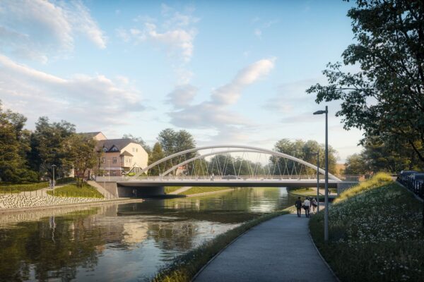 Most Kosmonautů v Českých Budějovicích – 2. místo