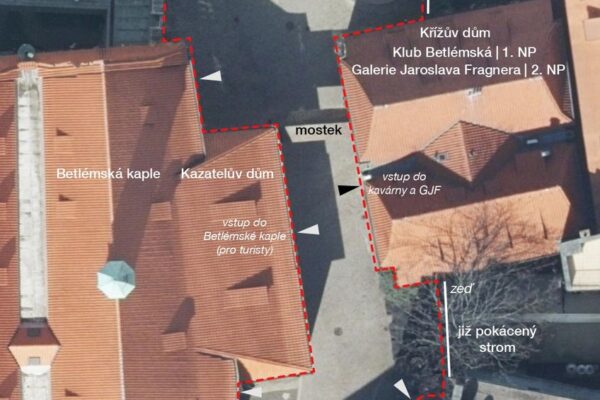 Open call na nádvoří Betlémské kaple