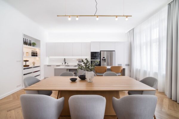 Interiér bytu v Dejvicích